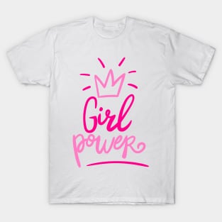 All Pink Fantastic Girl Power T-Shirt